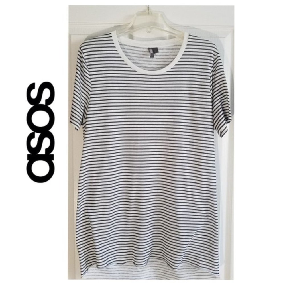 ASOS T-Shirt Dress with High-Low Hem - Size L